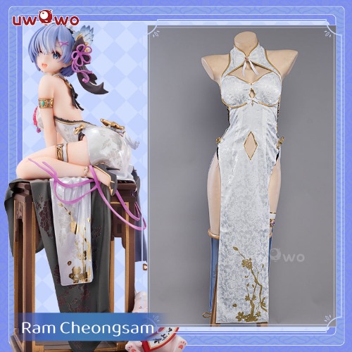 【Pre-sale】Uwowo Re:Zero Rem: Graceful Beauty Figure Ver. Chinese Dress Cosplay Costume | M