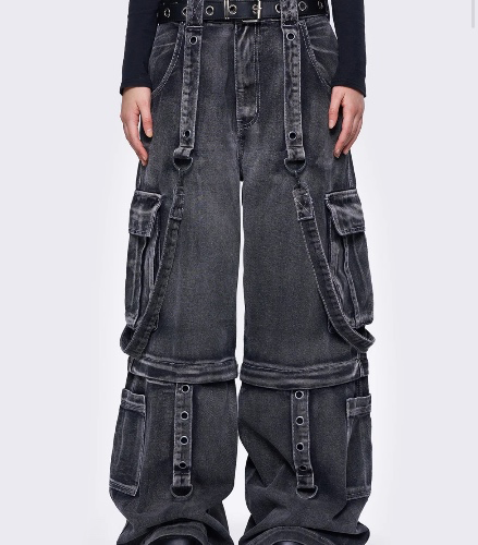 Trek Grey Cargo Jeans