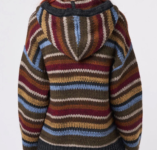 Jackie Oversized Knitted Zip Up Hoodie