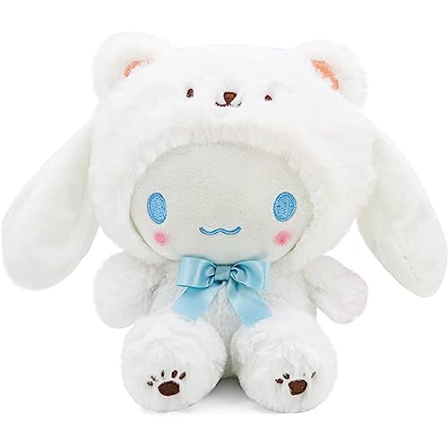 Cartoon Kawaii White Bear Cross-Dressing Series Plush,Soft Plush Doll Cute Soft Toys, Plush Pillow Stuffed Animals Toy Birthday Gifts for Girls Kids (WhiteBear-D-8in) - D