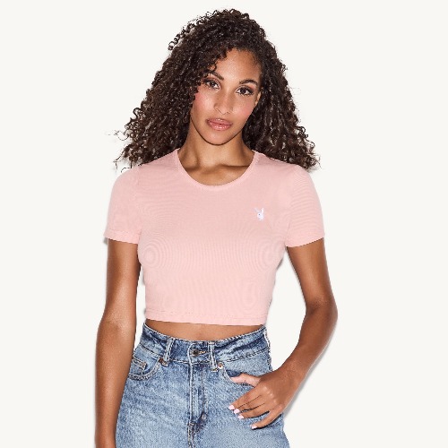 Classic Logo Baby Tee | Pink / SMALL