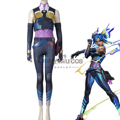 Game Valorant Cosplay Neon Cosplay Costume - L