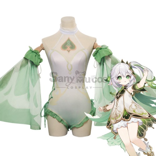 Game Genshin Impact Cosplay Nahida Swimsuit Cosplay Costume - L