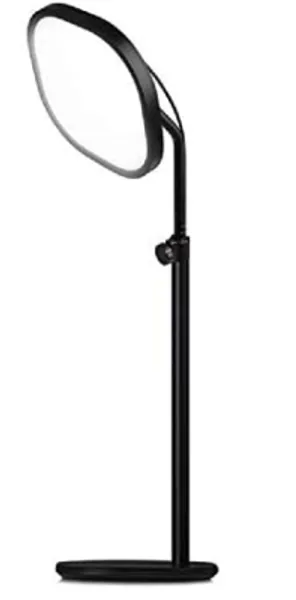 Elgato Key Light Air - Professional 1400 lumens Desk Light for Streaming, Broadcasting, Home Office and Video Conferencing, Temperature and Brightness app-adjustable on Mac, PC, iOS, Android - Single Key Light Air