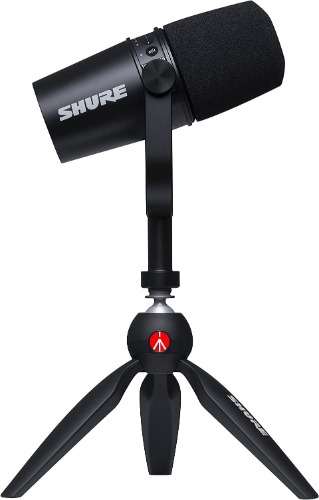 Shure MV7 Microphone with Tripod