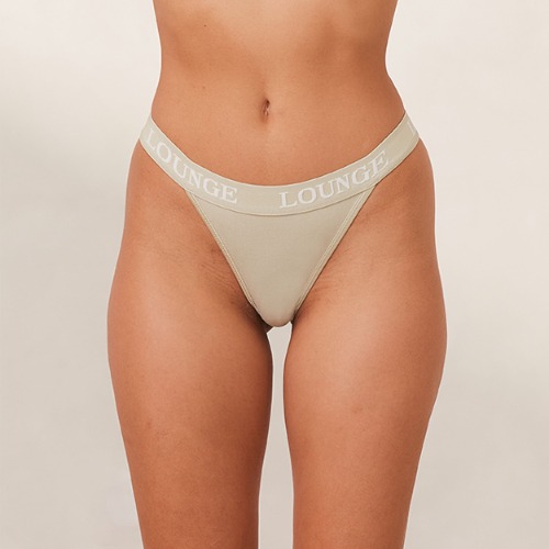 Bamboo Triangle Thong - Olive | L
