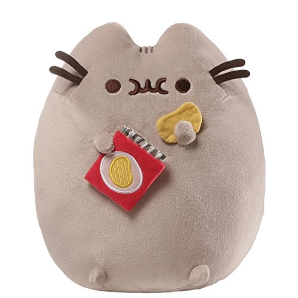 Pusheen - Classic Pose Gray Plush Pusheen Stuffed Cat - Snackables Collection