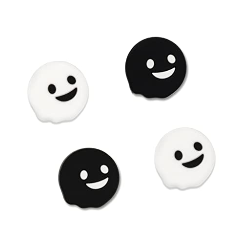 GeekShare Cute Ghost Playstation 4/5 Controller Thumb Grips, Halloween Soft Silicone Thumbsticks Cover Set Compatible with Switch Pro Controller and PS4 PS5 Controller, 2 Pair / 4 Pcs - For Xbox