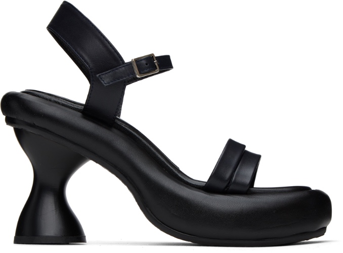 Black Raft Heeled Sandals