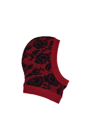 Ernest W. Baker Rose Jacquard Balaclava, Red - ONE LEFT! | Default Title