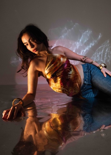 EM & ZMI Collab Halter Top Lava — Em & May