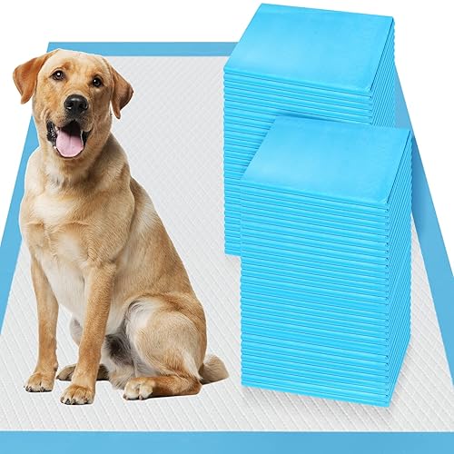 Boscute XXL Thicken 6 Layers Heavy Absorbent 30"x36" Pet Training Dog Pee Pads, Extra Large Polymer Leak-Proof Quick Dry Puppy Pee Pads, Disposable Pee Pads for Dogs Cats Rabbit - 30