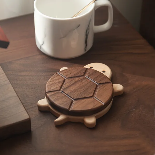 Turtle Coaster Wood Coaster Wooden Craft Turtle Lover Gift
