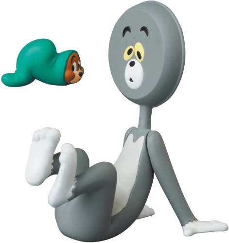 No.669 - UDF TOM and JERRY - SERIES 3 - TOM - Head in the shape of the pan - JERRY - In the Vinyl Hose (Medicom Toy) - Brand New