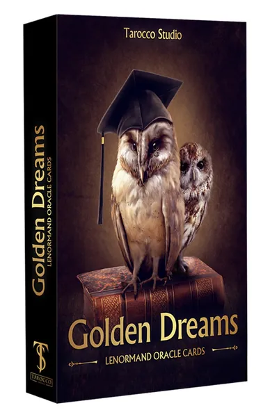 Oracle “Golden Dreams” Lenormand deck 44 cards & guidebook