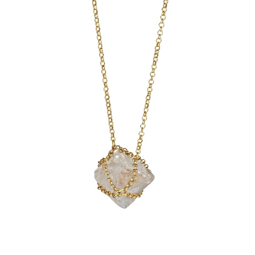 Golden Quartz Necklace