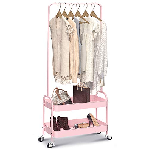 Pink Clothing Rack