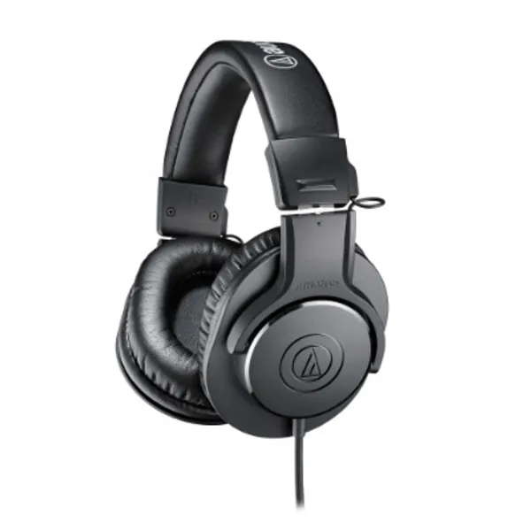 Audio-Technica M20x Professional Studio Headphones for studio recording, creators, podasts and everyday listening