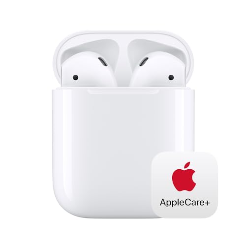Apple AirPods (2nd Generation) Wireless Earbuds with Lightning Charging Case with AppleCare+ (2 Years) - With AppleCare+ (2 Years)