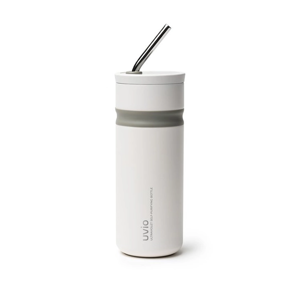 OHOM Uvio Self Purifying Water Bottle | Glacier White
