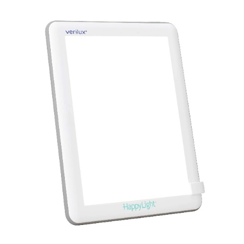 Verilux® HappyLight® Lucent - UV-Free LED Light Therapy Lamp, Bright White with 10,000 Lux, Detachable Stand, and Wall Mountable - 