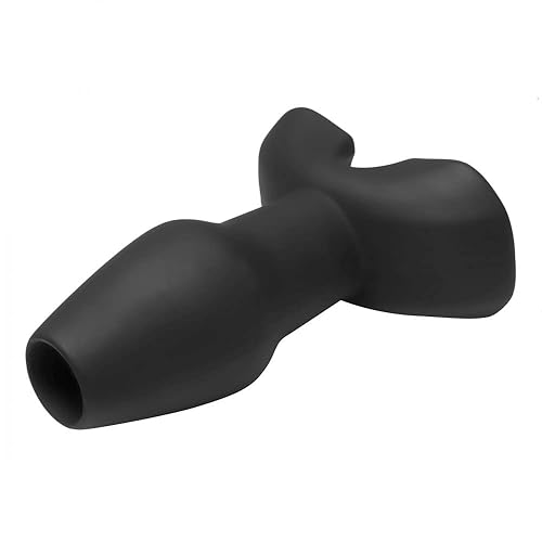 Master Series Invasion Hollow Silicone Anal Plug, Small - Small