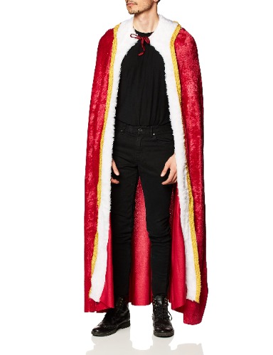 Rubie's Costume Burgundy Velvet King's Cape