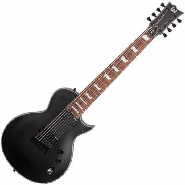 ESP  LTD EC-258 Eclipse Baritone 8-String  Electric Guitar - Black Satin