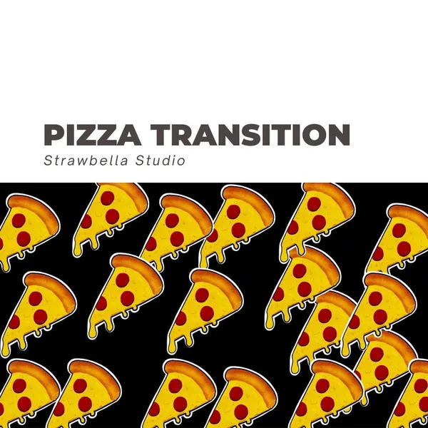 Stinger Transition Pizza Twitch Scene | Pizza Overlay | Pepperoni Pizza Stinger Transition | Twitch Transition Scene Food