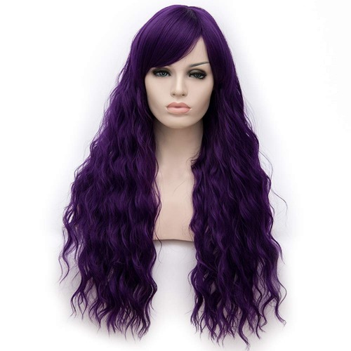 BERON Dark Purple Wig