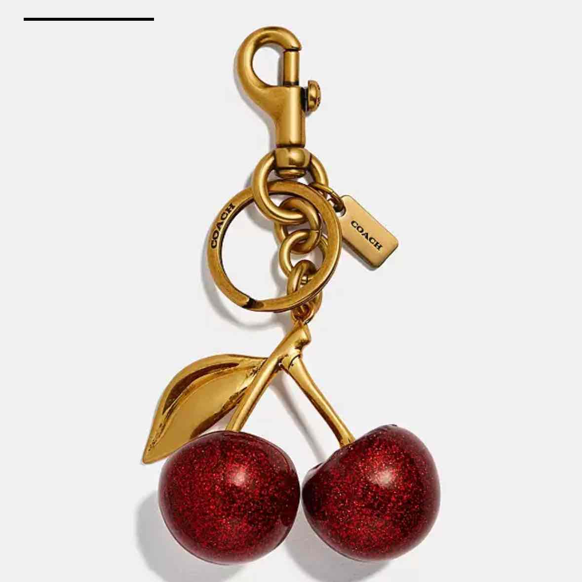 COACH® | Cherry Bag Charm