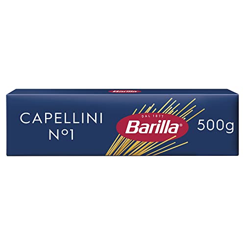 Barilla Pasta Nudeln Klassische Capellini n. 1 aus hochwertigem Hartweizen immer al dente 500 g - 500 g (1er Pack) - Single
