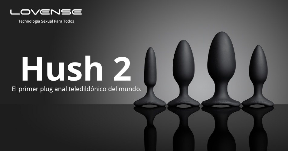 Hush 2 de Lovense. El primer plug anal vibrador con control remoto del mundo