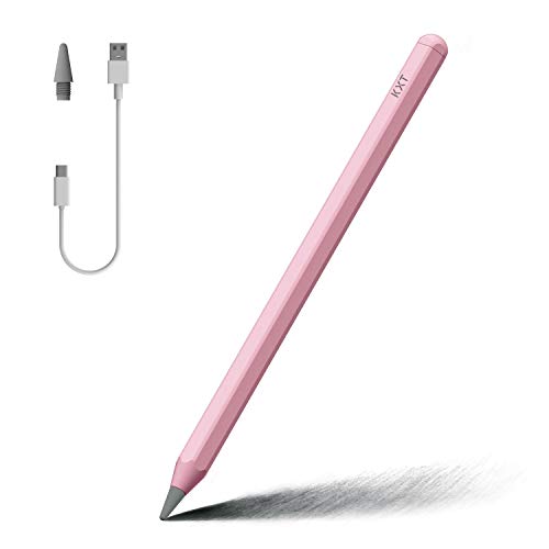 Stylus Pen for Apple iPad(2018-2023),With Tilt Sensitivity & Palm Rejection & Magnetic,Compatible iPad Pro 11/12.9(3/4/5th)/Air 3-4-5/Mini 5-6/iPad 6/7/8/9/10th Generation,Writing/Drawing ipad Pencil - PINK