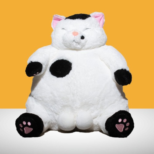 Jacoba - Japanese Lucky Cat Soft Plush (Black) - 30cm