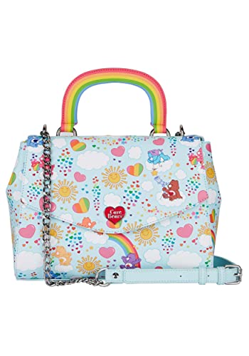 Loungefly Care Bears Aop Rainbow Handle Crossbody Care Bears One Size - One Size