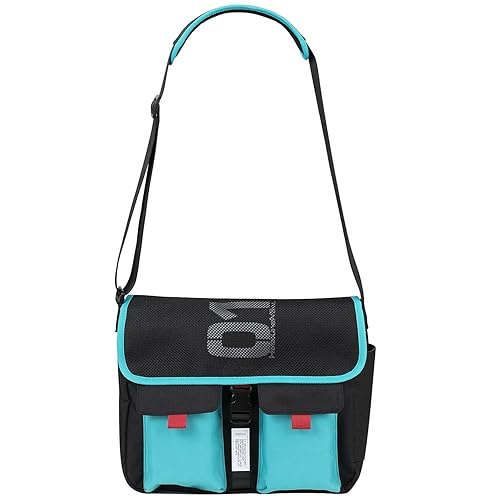 FIREFIRST Collaboration Series Crossbody Shoulder Messenger Bag for Hatsune Miku & Kagamine Rin/Len - W26×H29×D9（cm） - Hatsune Miku - Green