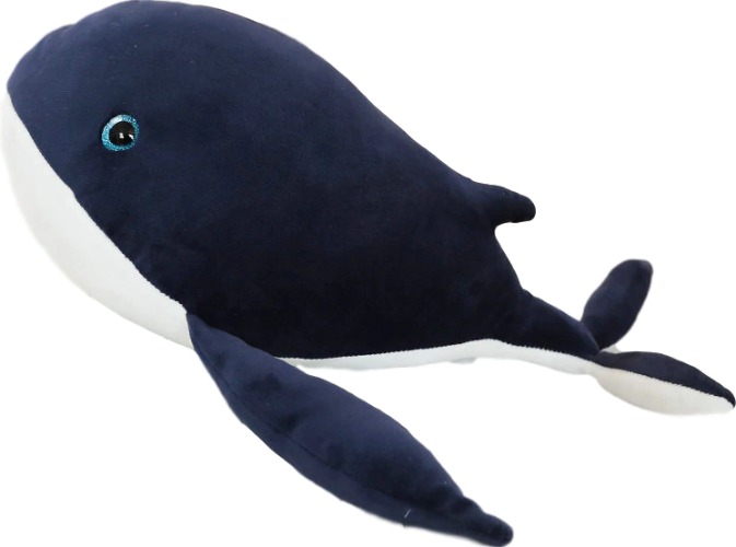 Gargantuan Whale (3 COLORS, 4 SIZES) - Dark Blue / 47" / 120 cm