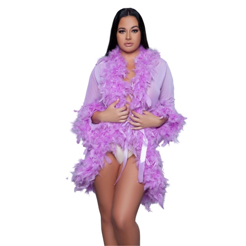 LAVENDER SISSY ROBE | Default Title
