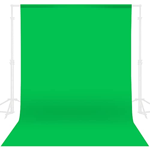 GFCC Green Screen Backdrop - 8FTX10FT Polyester Photo Backdrop for Photoshoot Greenscreen Background for Photography Video Recording Photo Background - 8ftx10ft - Green