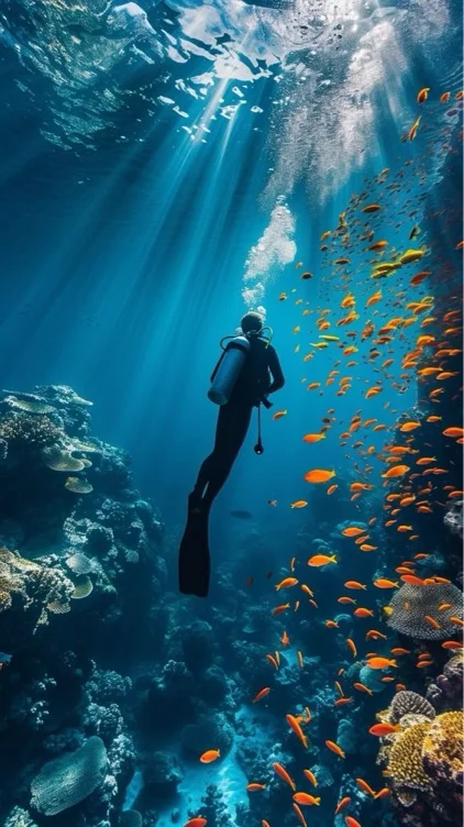 Scuba diving 🪸