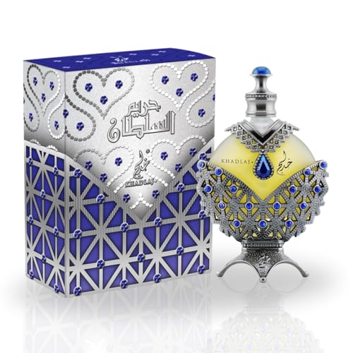 KHADLAJ Hareem Al Sultan Blue Concentrated Perfume Oil U 1.18 Ounce - Hareem Al Sultan Blue - 1.18 Fl Oz (Pack of 1)