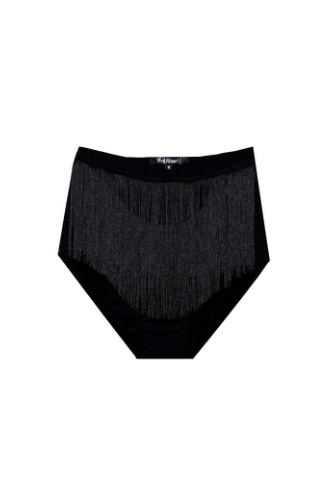 Shimmy Shake Fringe Underwear | Black / 1X