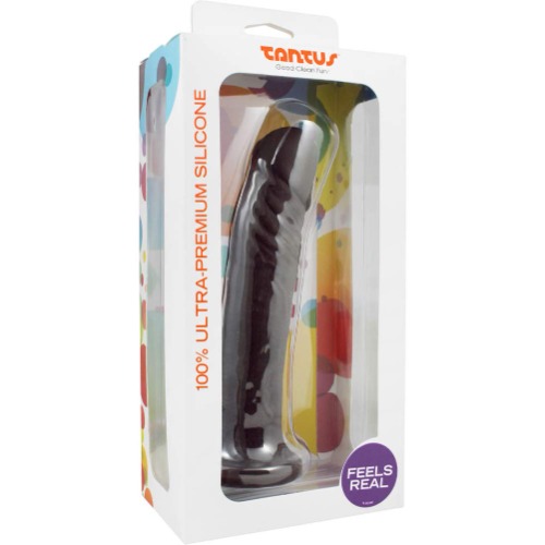 Tantus Sex/Adult Toys Gary O2 Dual Density Vibrator Dildo - 100% Utra-Premium Silicone Harness Compatible, G-Spot & P-Spot Stimulation for Anal, Vaginal, Men, Women, LGBTQ - Matte, Mocha - Mocha