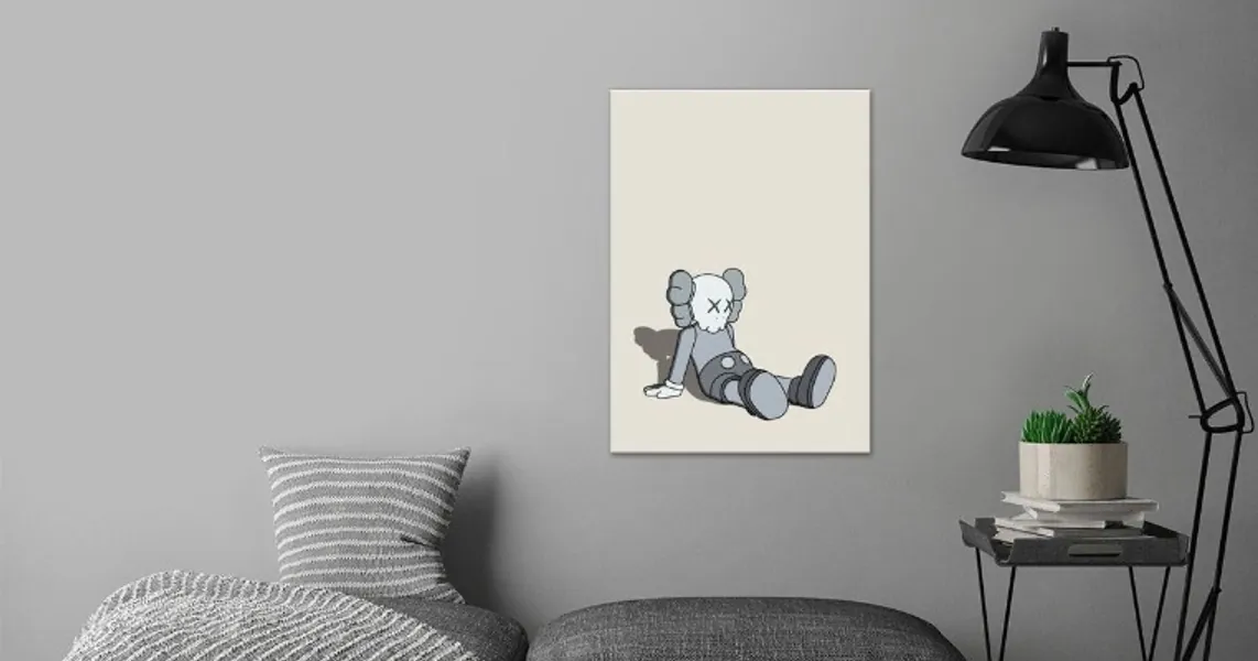 'KAWS Holiday Grey' Poster by Heat Driveby | Displate
