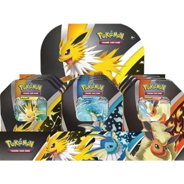 Pokemon TCG: Eevee Evolutions Tin (Fall 2021) - One At Random - 365games.co.uk