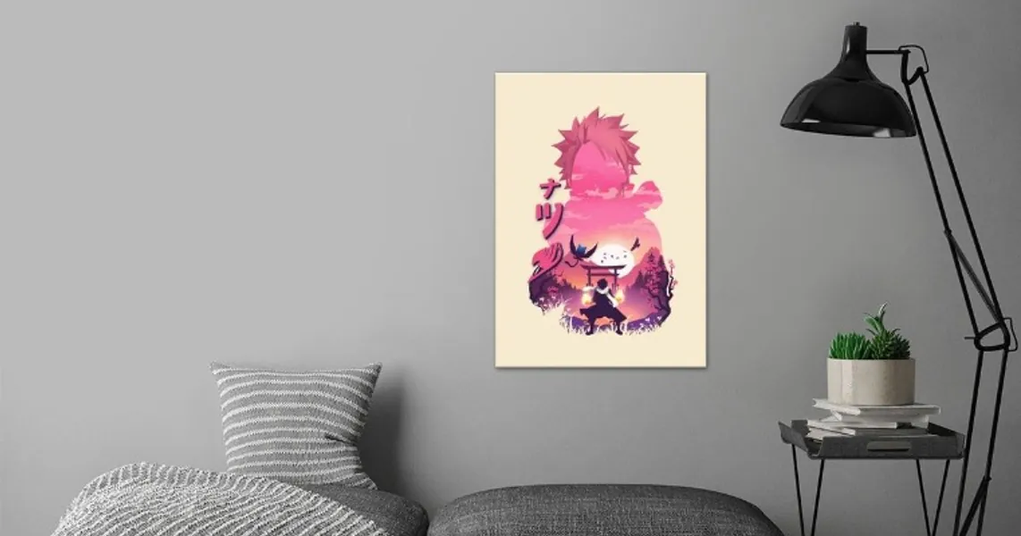 'Natsu Dragneel' Poster by Dixie Z | Displate