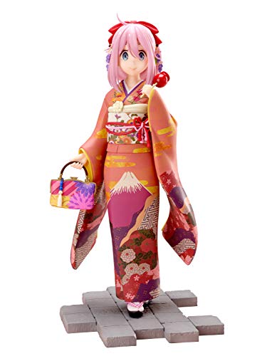 FURYU Corporation Yuru Camp Nadeshiko Kagamihara Furisode ver. 1/7 Scale Figure