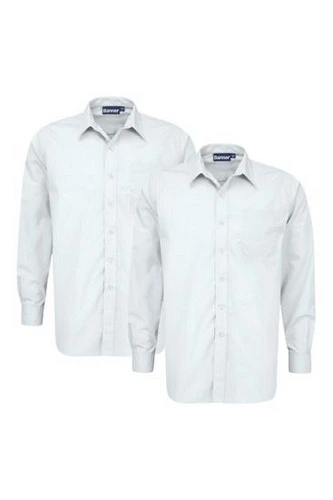 Long Sleeve White Shirts 2 Pack