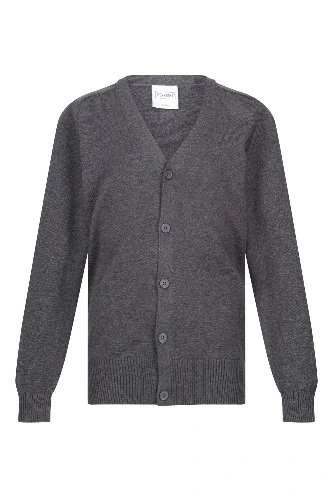 Cotton Unisex Cardigan - Grey